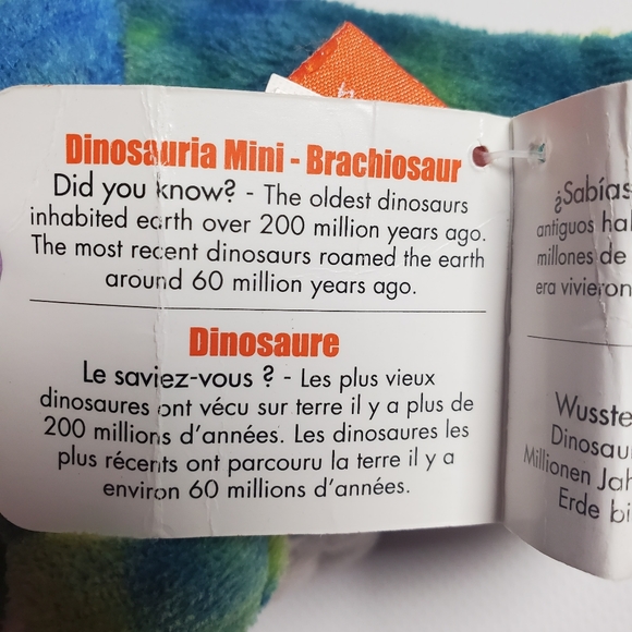 Wild Republic Dinosaur Brachiosaurus Stuffed Plush Toy Animal Collectible - Picture 4 of 6